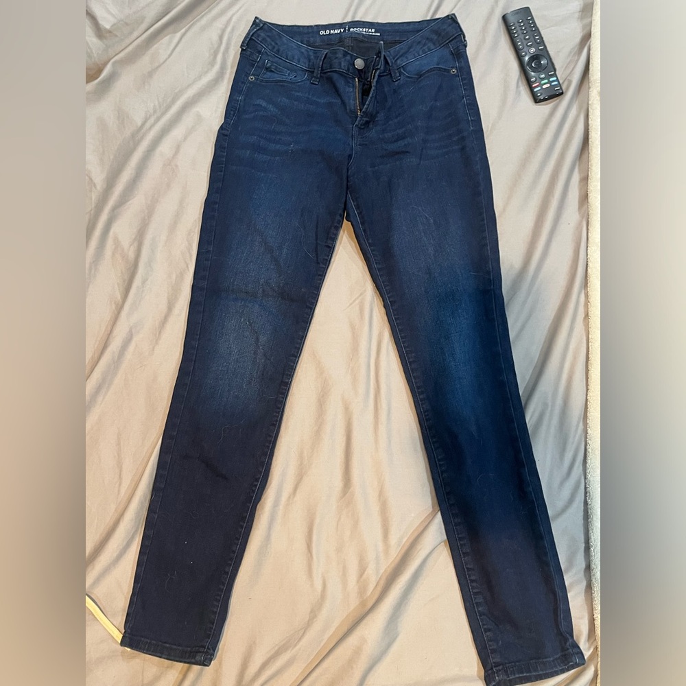 Old Navy Rockstar Mid Rise Skinny Jeans -Size 6